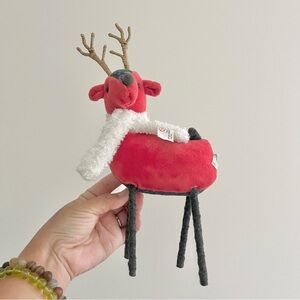 2022 Wondershop Target Plush Deer 9" Fabric Holiday Christmas Ornament Decor